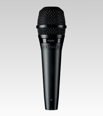 Shure PGA57 Microfono Dinamico Cardioide per Strumenti Acustici e Amplificatori con Cavo XLR