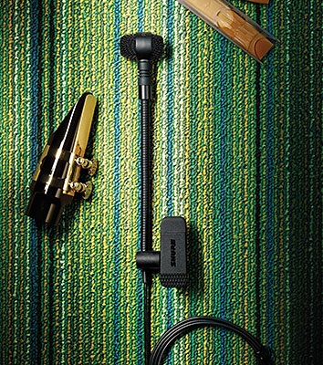 Shure PGA98H Microfono a Condensatore Cardioide per Strumenti a Fiato con Collo d'Oca Flessibile e Cavo XLR