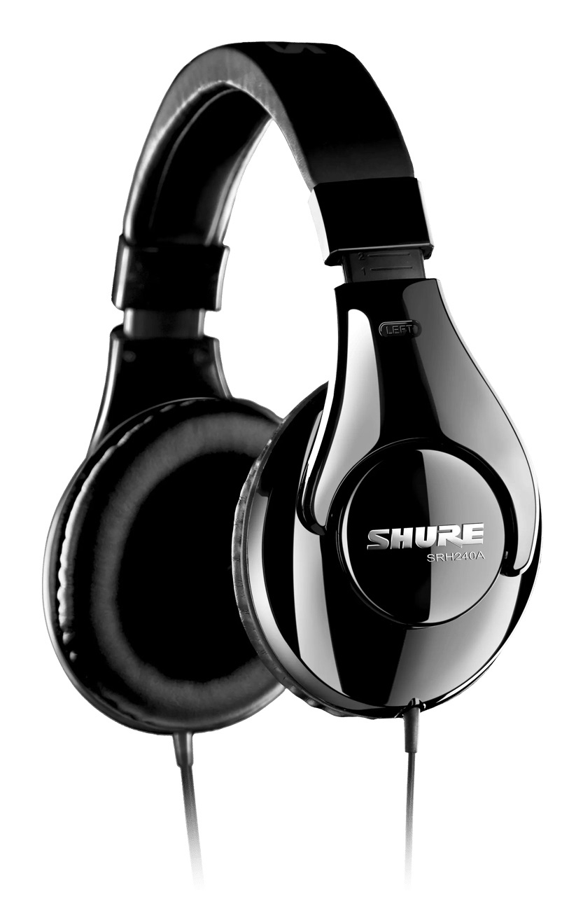 Shure SRH240A Cuffie Cablato Circumaurale Chiuso per Musica - Nero