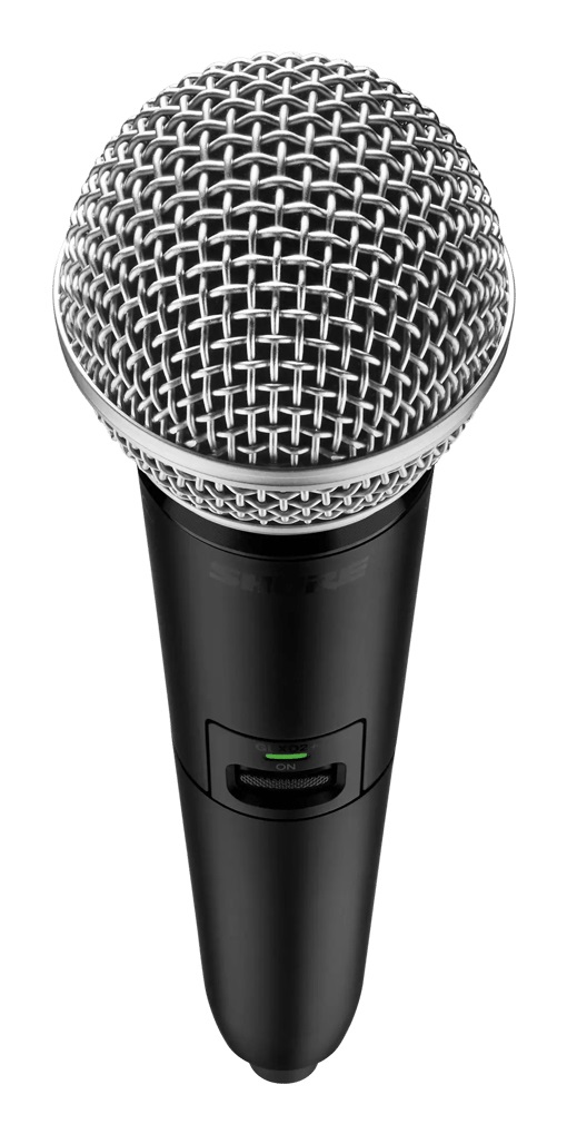 Shure GLXD2 /SM58 Trasmettitore per Microfono Senza Fili con Microfono Shure SM58 - Audio Digitale Wireless di Livello Superiore
