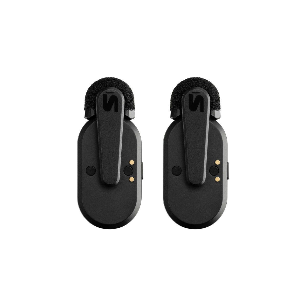 Shure MoveMic Two Pro (MV-TWO-Z6) - Microfono Lavalier Wireless Bluetooth per iPhone e Android, 2 Microfoni, 24 Ore di Ricarica, IPX4, Clip Lavs Compatta