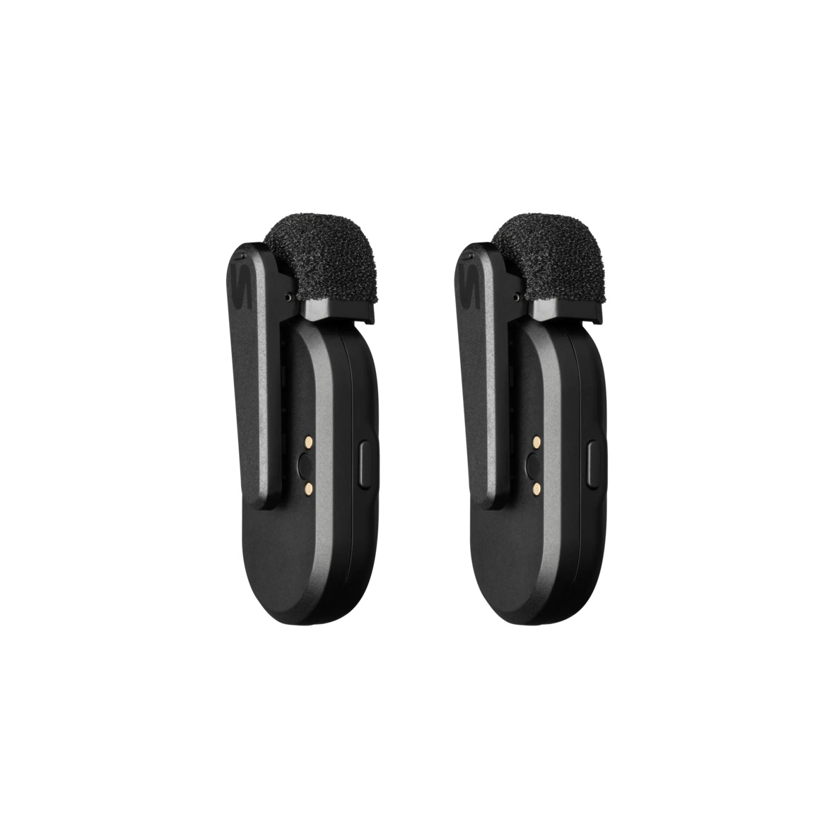 Shure MoveMic Two Pro (MV-TWO-Z6) - Microfono Lavalier Wireless Bluetooth per iPhone e Android, 2 Microfoni, 24 Ore di Ricarica, IPX4, Clip Lavs Compatta