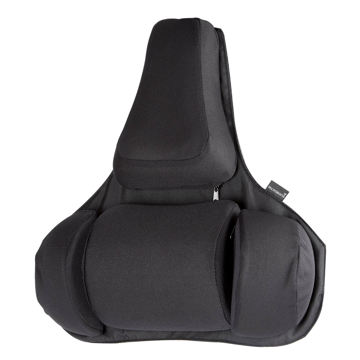 Fellowes Professional Series Supporto Lombare Ergonomico Nero - 36,5 x 37,5 x 5,5 cm, Cuscini in Schiuma, Adattabile a Tutte le Sedie
