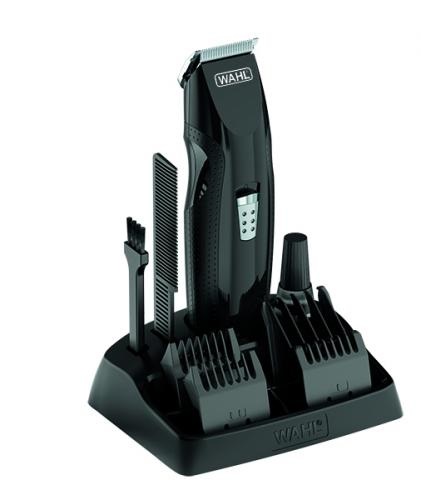 Wahl 5606-308 Regolabarba Mustache & Beard Combo - Rasoio Elettrico a Batteria, 9 cm, Nero