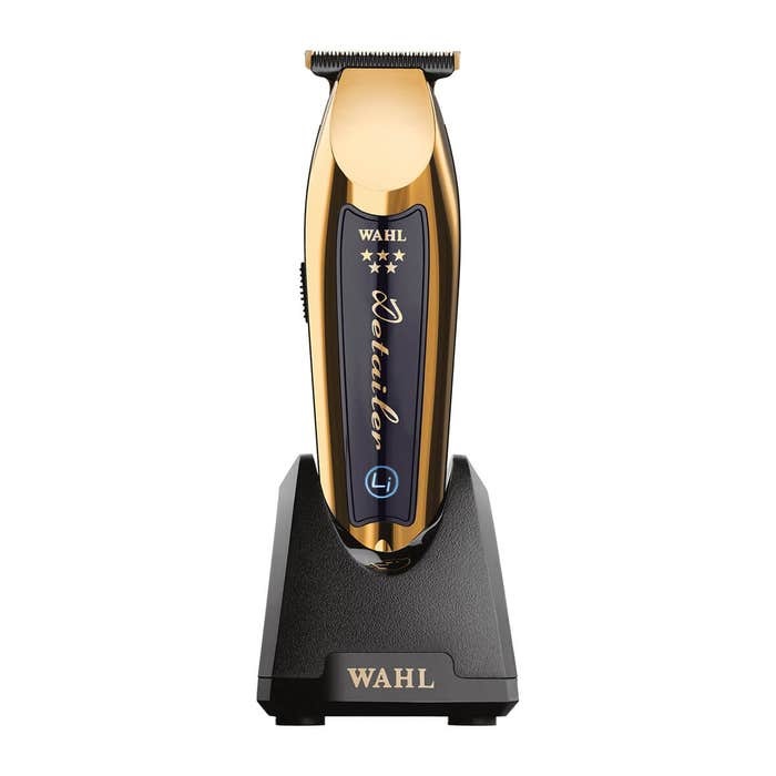 Wahl Detailer Li Gold - Trimmer Professionale Senza Filo con Lama a T Extra-Larga per Rifinitura e Dettagli, Batteria agli Ioni di Litio con Carica Rapida