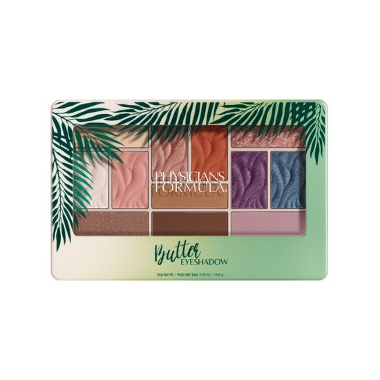 Physicians Formula Palette di Ombretti Tropical Days - 12 Tonalità Morbide e Cremose con Burro di Murumuru, Cupuaçu e Tucuma