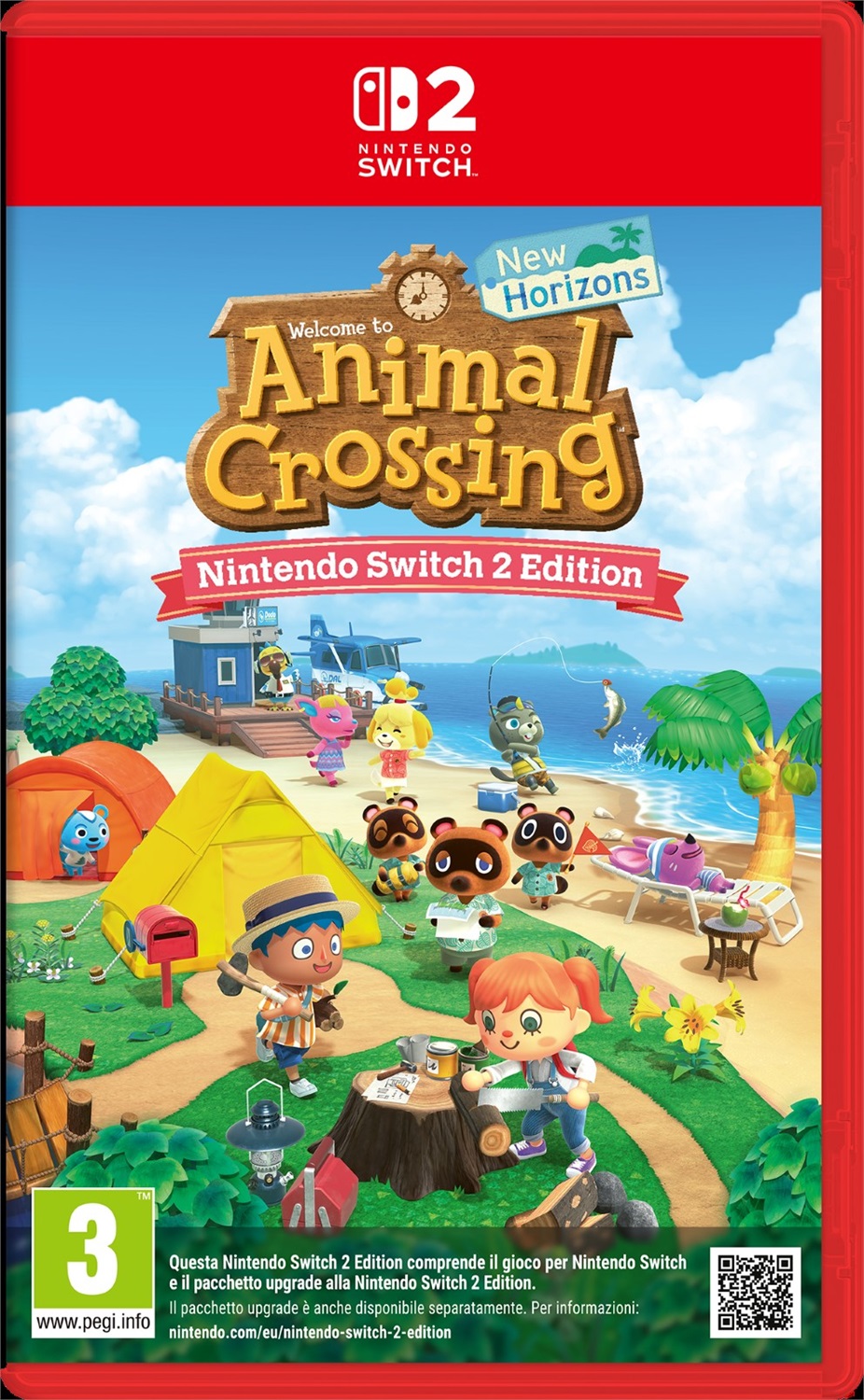 Nintendo Animal Crossing: New Horizons - Switch 2 Edition con grafica 4K e comandi stile mouse
