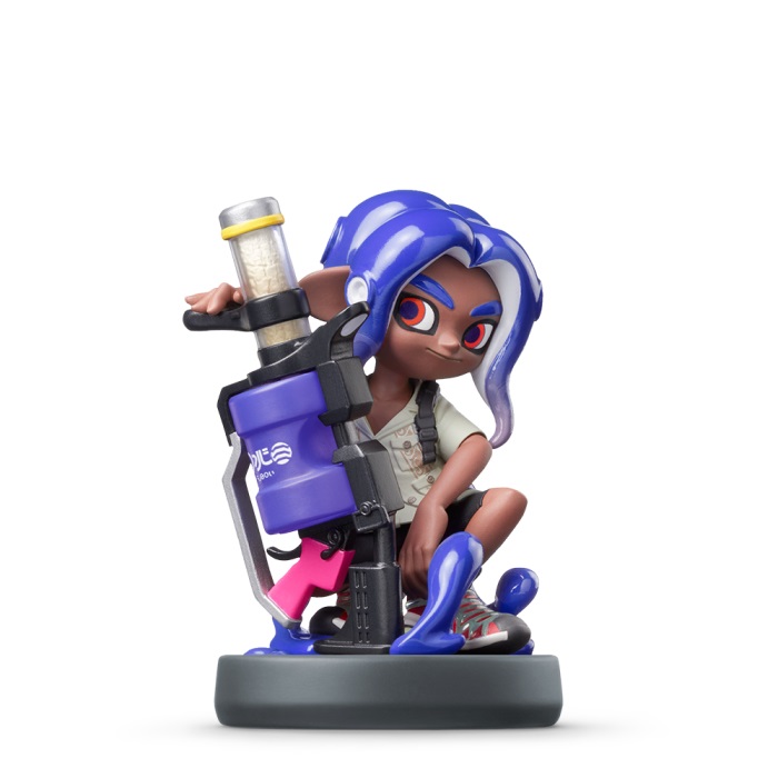 Nintendo Amiibo Inkling, Octoling e Salmonello - Collezione Splatoon 3 con Funzionalità NFC