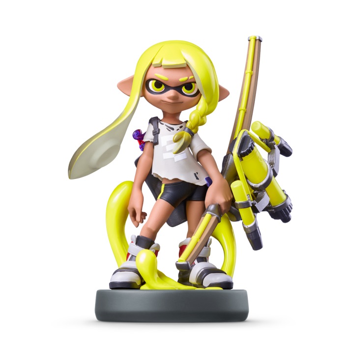 Nintendo Amiibo Inkling, Octoling e Salmonello - Collezione Splatoon 3 con Funzionalità NFC