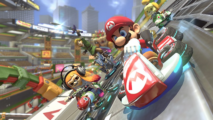 Nintendo Mario Kart 8 Deluxe - Edizione EU per Nintendo Switch con audio in inglese e testo in italiano