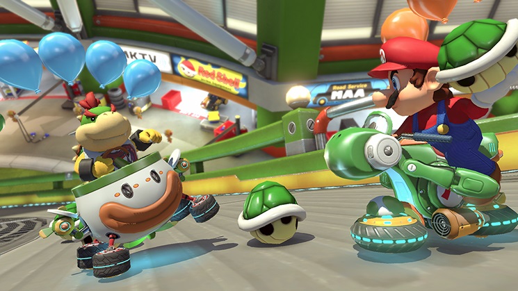 Nintendo Mario Kart 8 Deluxe - Edizione EU per Nintendo Switch con audio in inglese e testo in italiano