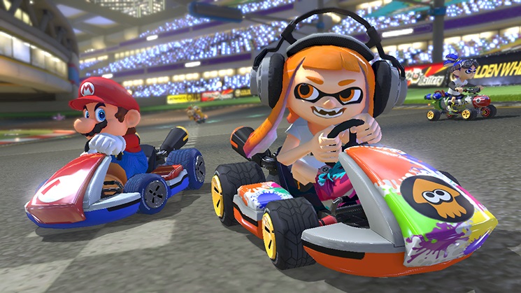 Nintendo Mario Kart 8 Deluxe - Edizione EU per Nintendo Switch con audio in inglese e testo in italiano