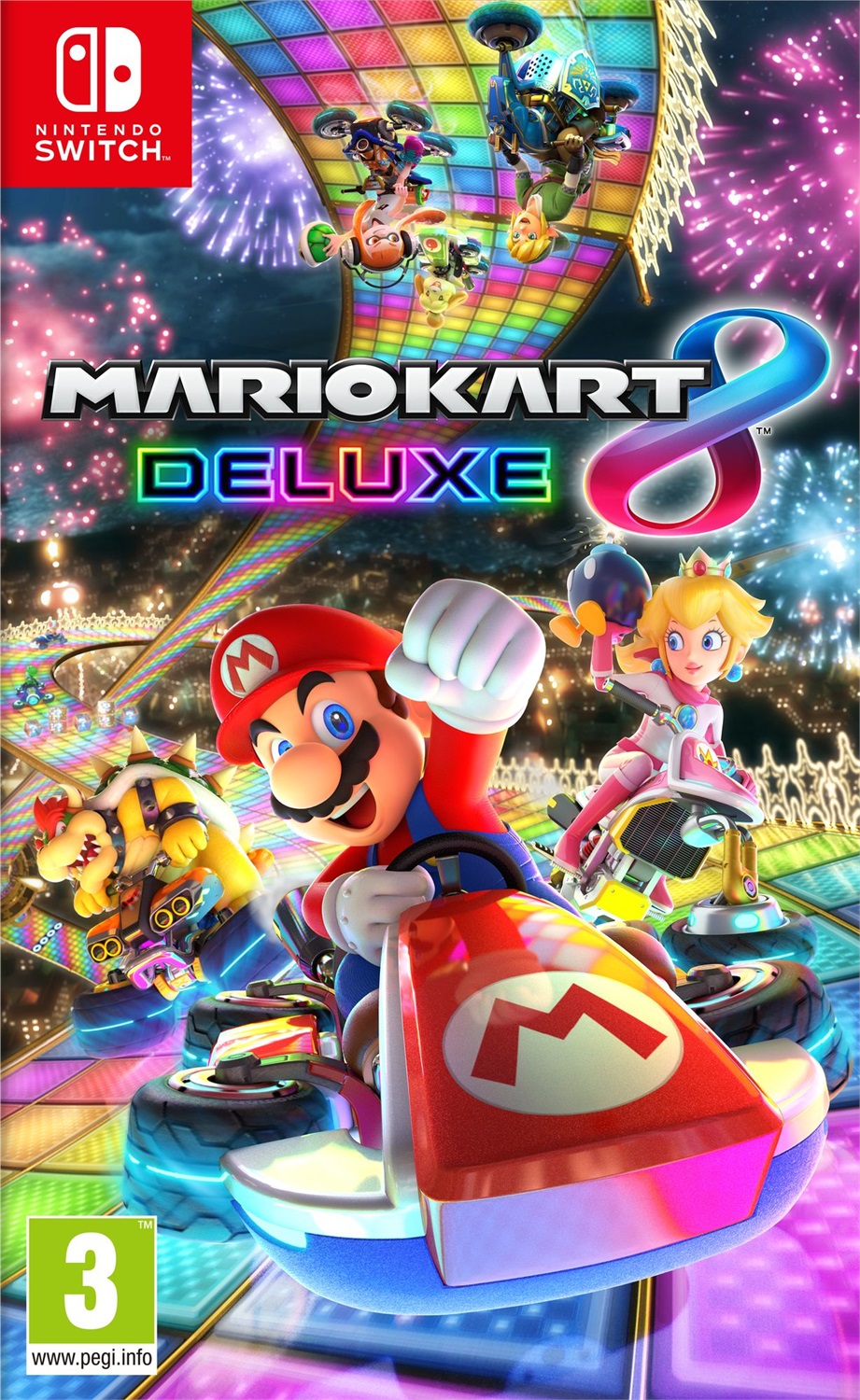 Nintendo Mario Kart 8 Deluxe - Edizione Standard per Nintendo Switch, Multiplayer, Lingue: Tedesca, Inglese, Francese, Italiano, Giapponese, Olandese, Portoghese, Russo