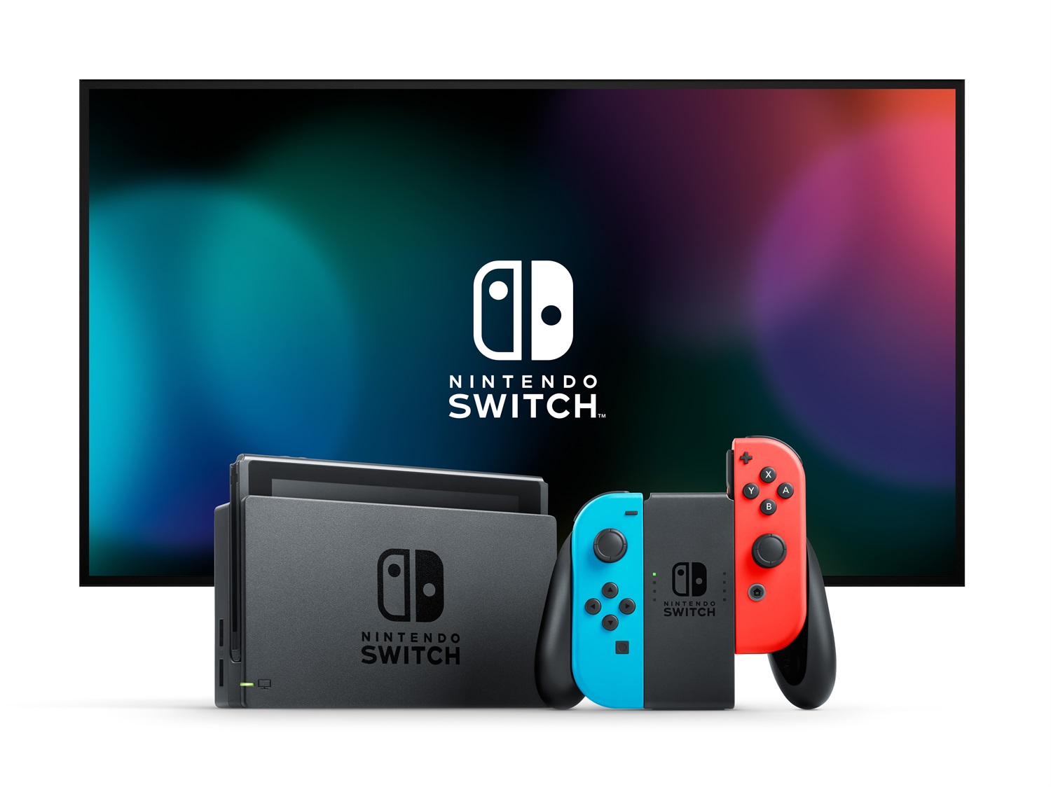 Nintendo Switch Rosso Neon/Blu Neon [ed.2022] - Console Portatile con Schermo 6.2 Pollici, Joy-Con Inclusi