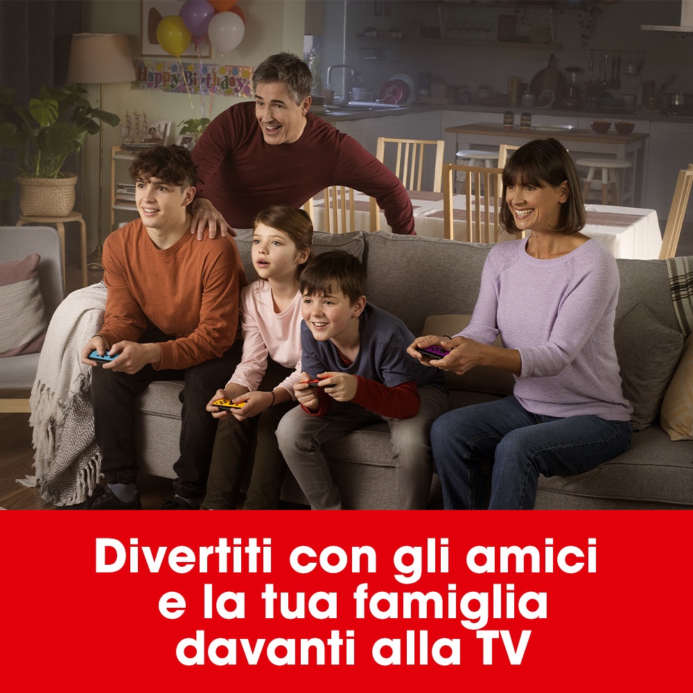 Nintendo Switch Rosso Neon/Blu Neon [ed.2022] - Console Portatile con Schermo 6.2 Pollici, Joy-Con Inclusi