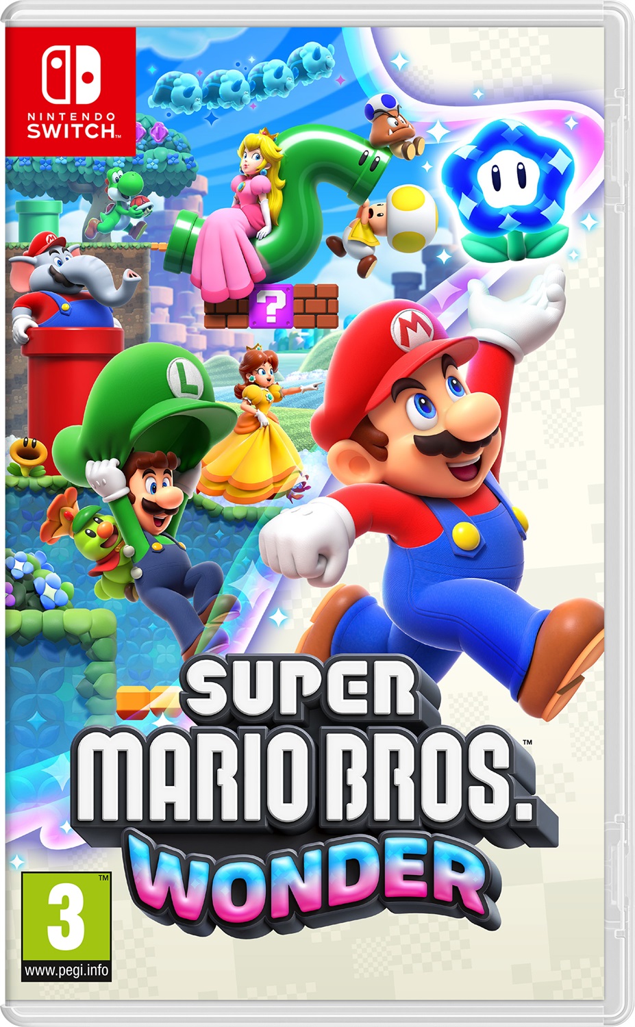 Nintendo Super Mario Bros. Wonder - Videogioco per Nintendo Switch, Azione-Avventura, Multiplayer, Fiori Meraviglia, Lingue: ITA, TED, ENG, ESP, FRA, JPN, KOR, POR, RUS