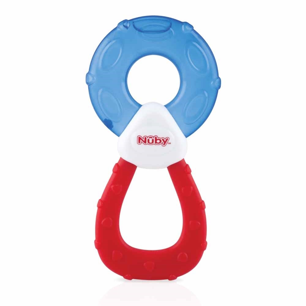 Nuby Massaggiagengive Refrigerante ID572 con Acqua Distillata - Anello per Dentizione 3m