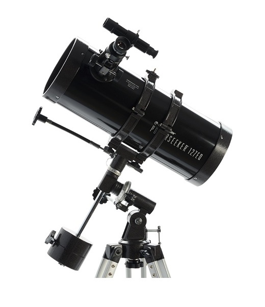Celestron PowerSeeker 127EQ Telescopio Riflettore Equatoriale 127 mm, Focale 1000 mm, Ottimo per Principianti