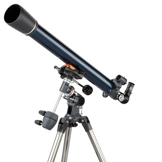Celestron Astromaster 70EQ - Telescopio Rifrattore 70mm, 900mm, Equatoriale, Ingrandimento Max 165x