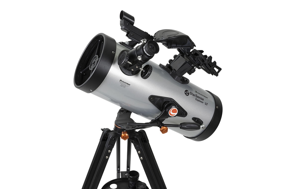 Celestron StarSense Explore LT 127AZ - Telescopio Riflettore Newtoniano Abilitato per Smartphone con Due Oculari e Lente di Barlow 2x