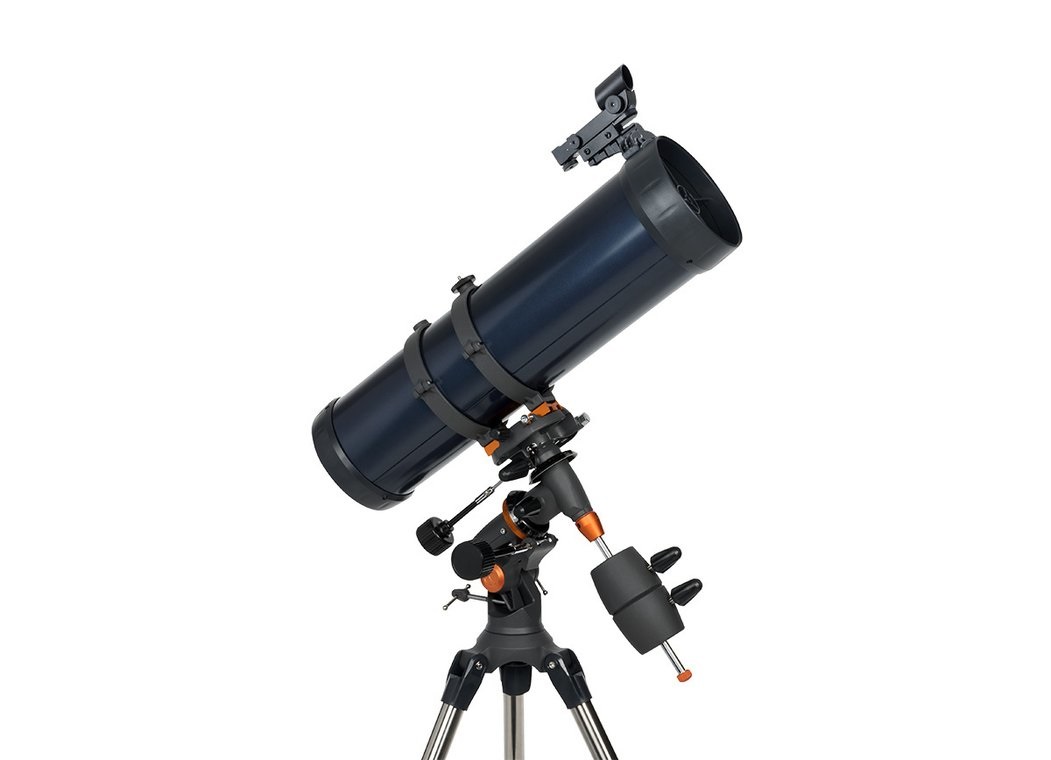 Celestron AstroMaster 130EQ Telescopio Riflettore Newtoniano 130 mm, Focale 650 mm, Montatura Equatoriale, Ottica in Vetro Rivestito, Treppiede in Acciaio