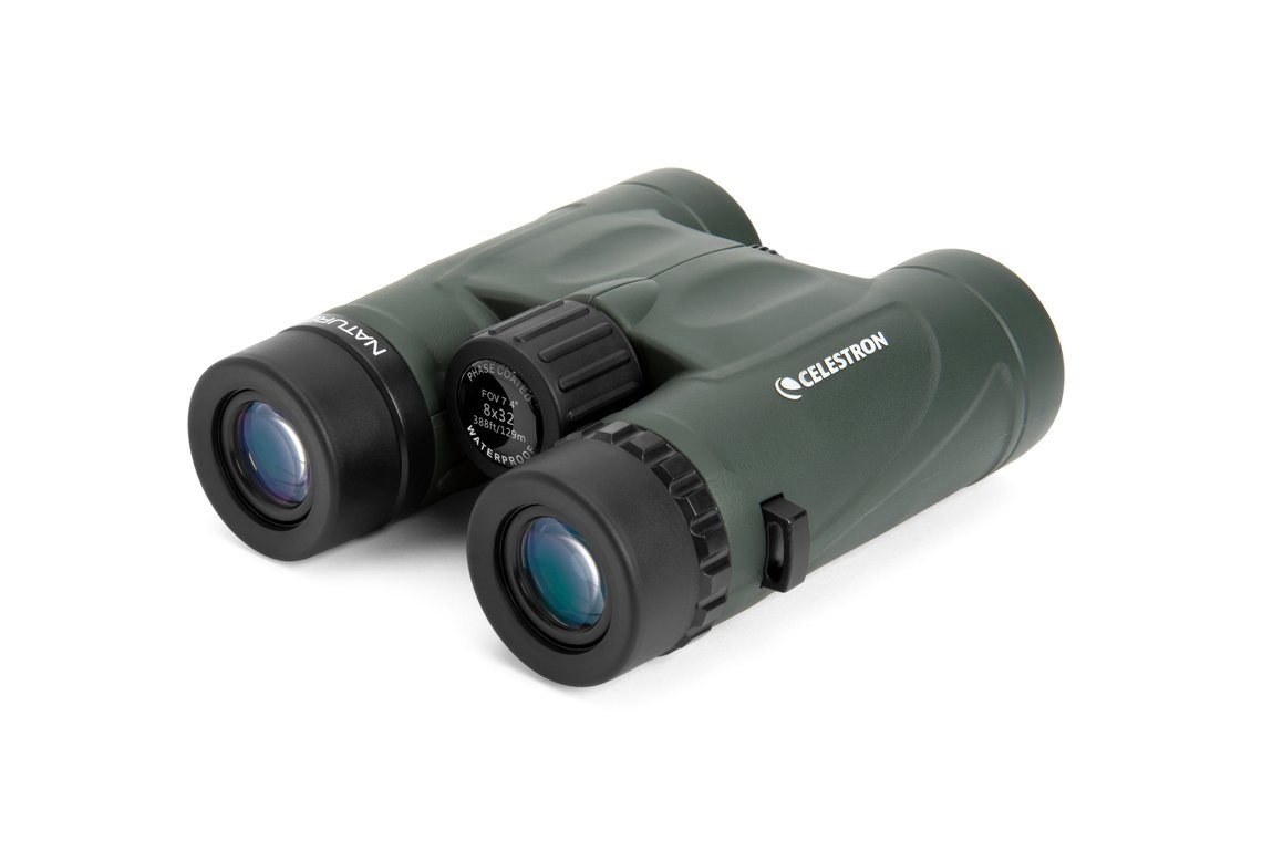 Celestron Nature DX 8x32 Binocolo BaK-4 Impermeabile Verde - Ideale per Birdwatching e Attività Outdoor