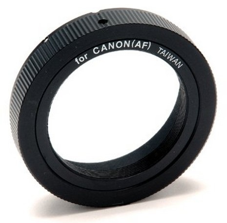 Celestron 93419 T-Ring Adattatore per Fotocamere Canon EOS - Nero, Compatibile con DSLR e SLR