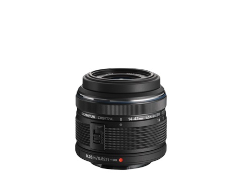 Olympus M.ZUIKO DIGITAL 14-42mm 1:3.5-5.6 II R SLR Obiettivi standard Nero