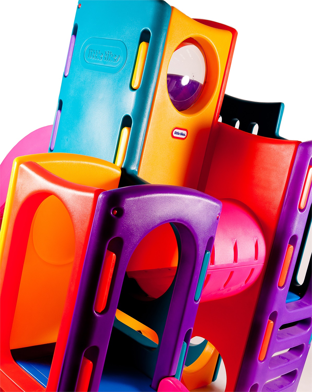 Little Tikes Parco Giochi Gigante - Palestra all'Aperto con 4 Livelli e Scivoli