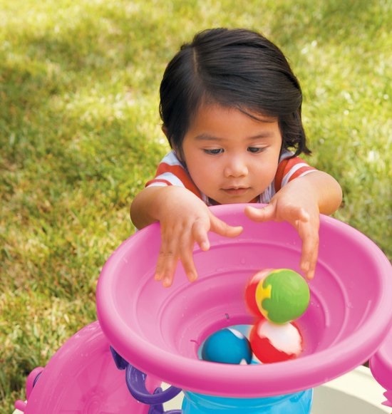 Little Tikes Spiralin' Seas Tavolino con Parco Acquatico Rosa - Gioco d'acqua per 2 bambini