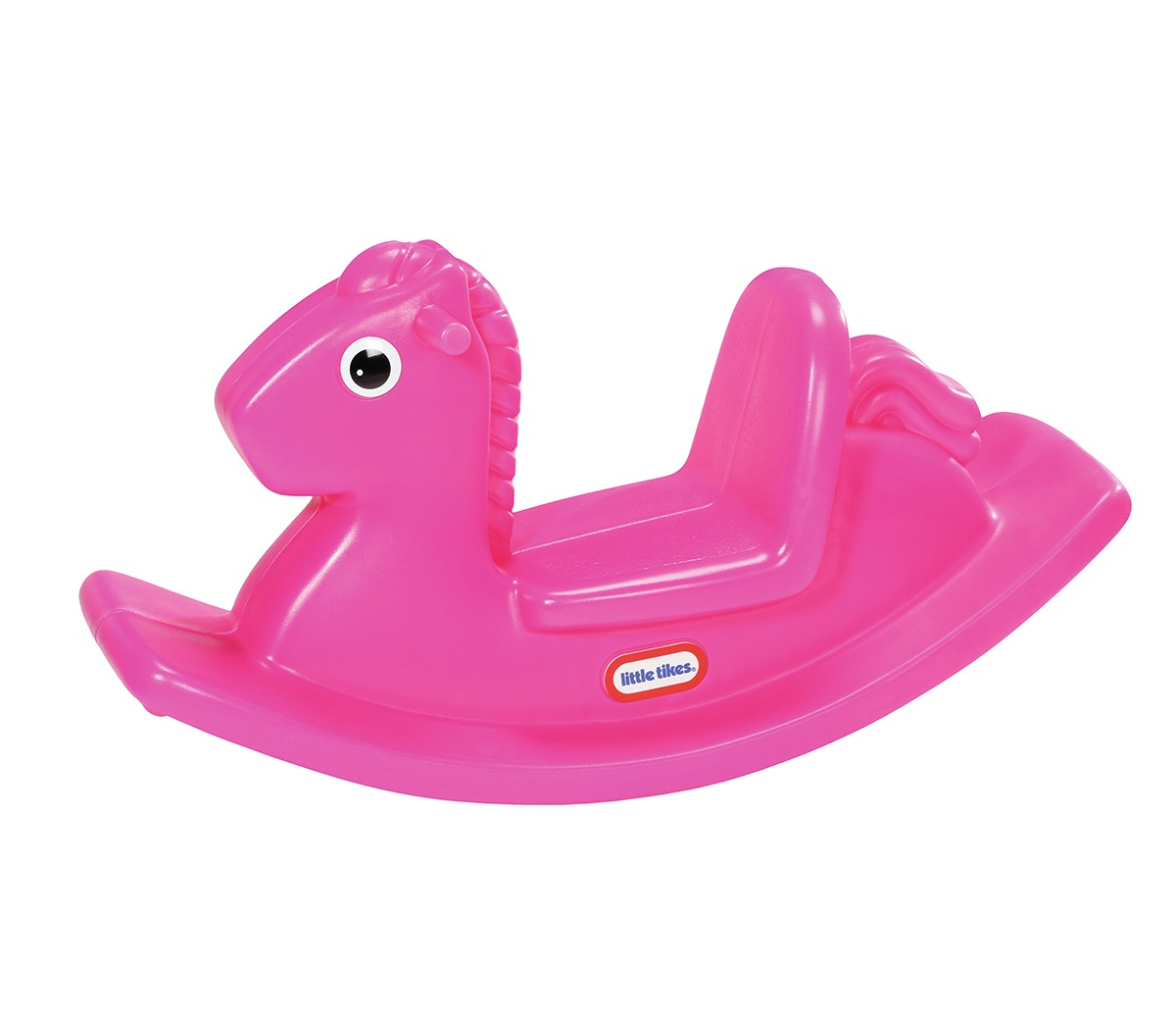 Little Tikes Cavallino a Dondolo Magenta - Giocattolo Cavalcabile in Plastica con Maniglie e Sedile Stabile per Bambini da 12 Mesi