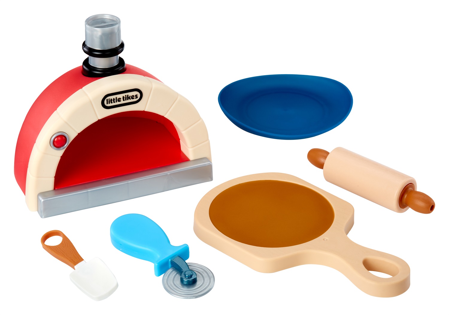 Little Tikes Creative Chefs Pizza Kit - Con Sabbia da Mescolare Make-It, 22 Accessori Inclusi