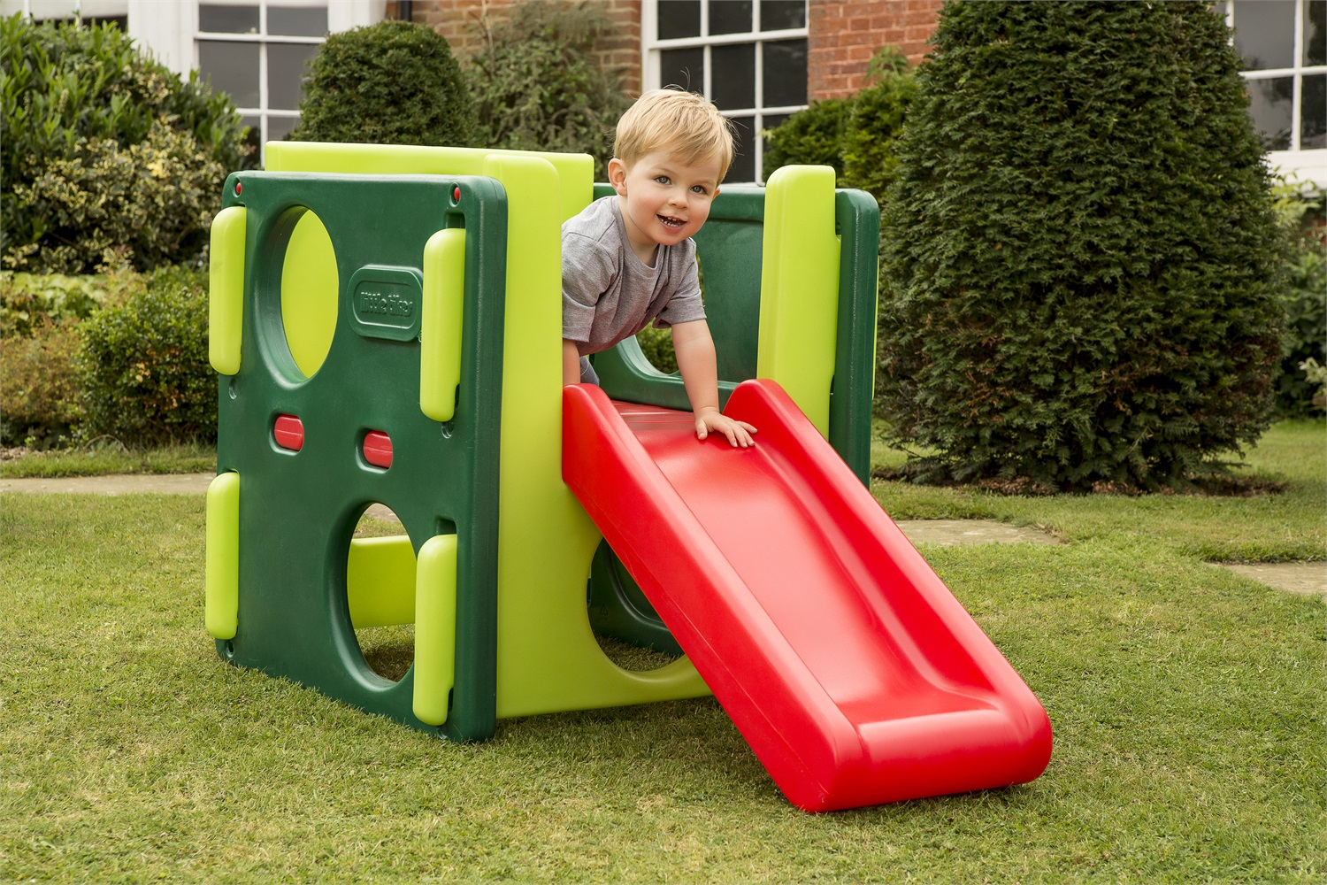 Little Tikes Palestra di Attività Junior - Arrampicati, Gattona e Scivola - Giocattolo Durevole per Uso Interno ed Esterno - Età: dai 18 Mesi in Su