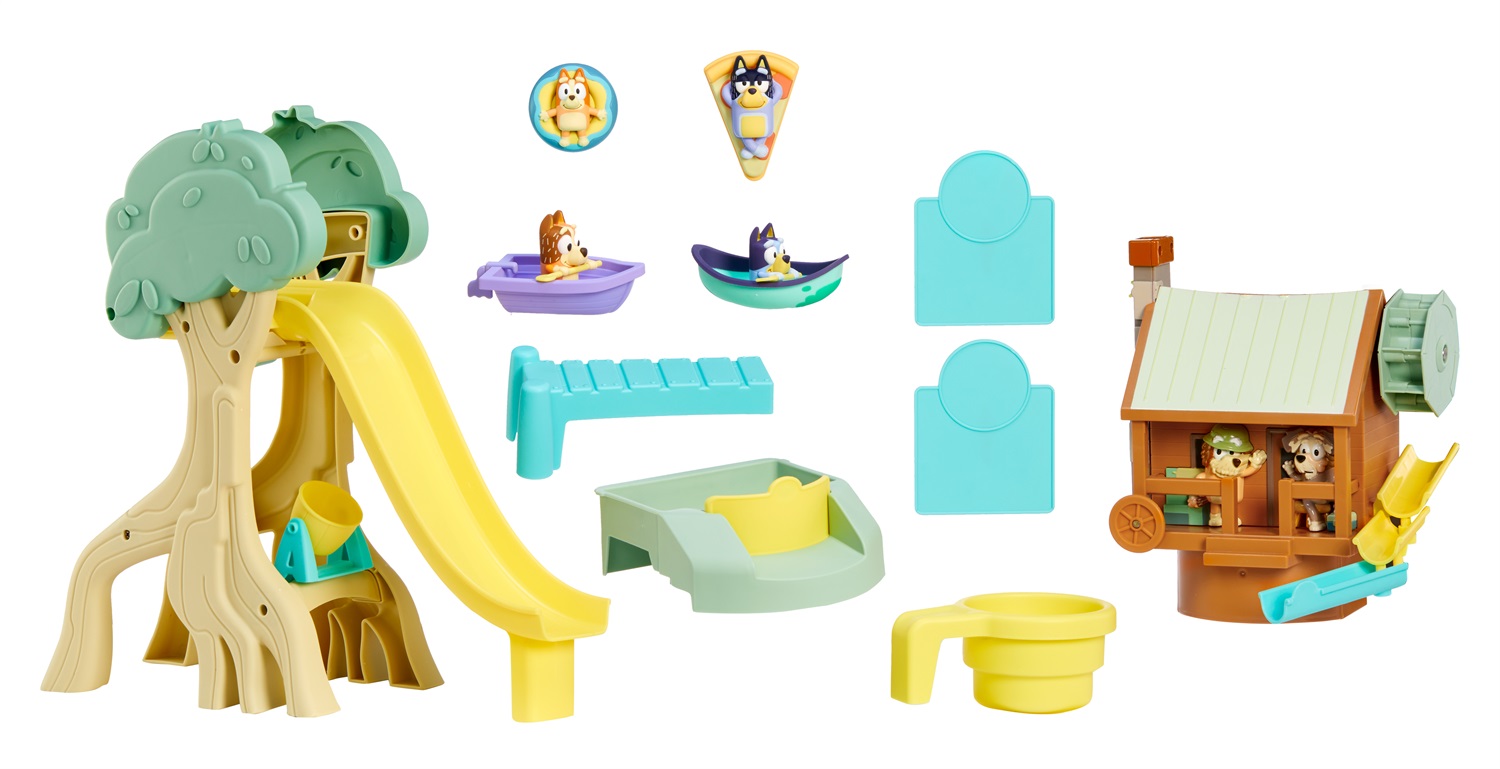Little Tikes Bluey Bushland Adventure - Gioco attivo con 6 accessori per bambini di 2-4 anni