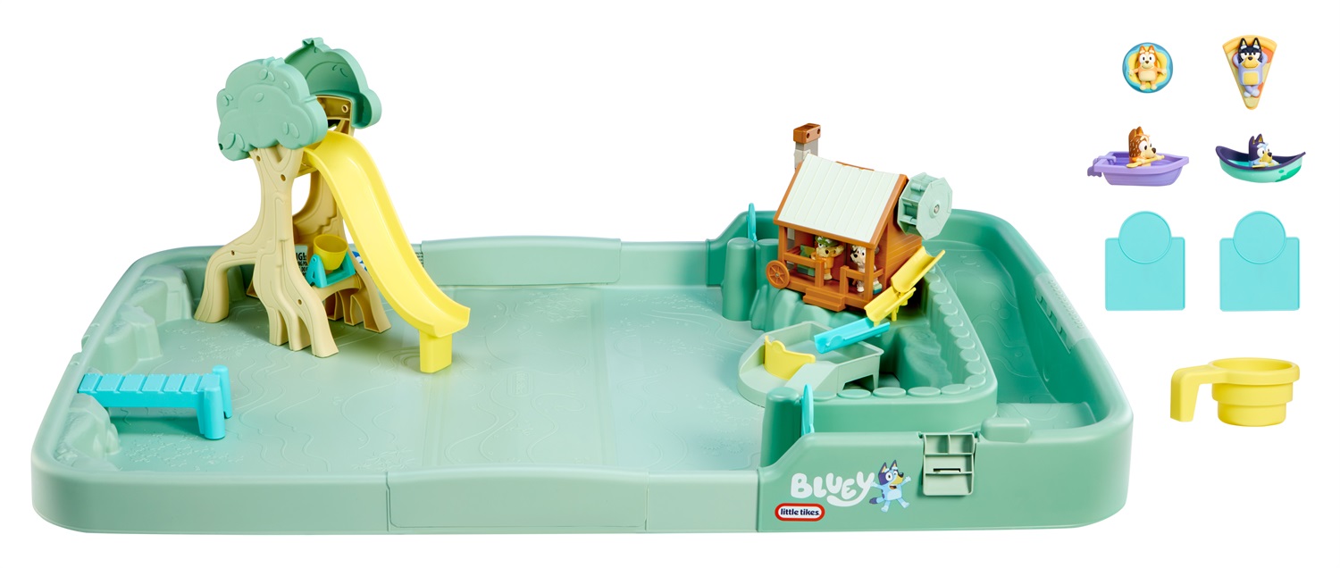 Little Tikes Bluey Bushland Adventure - Gioco attivo con 6 accessori per bambini di 2-4 anni