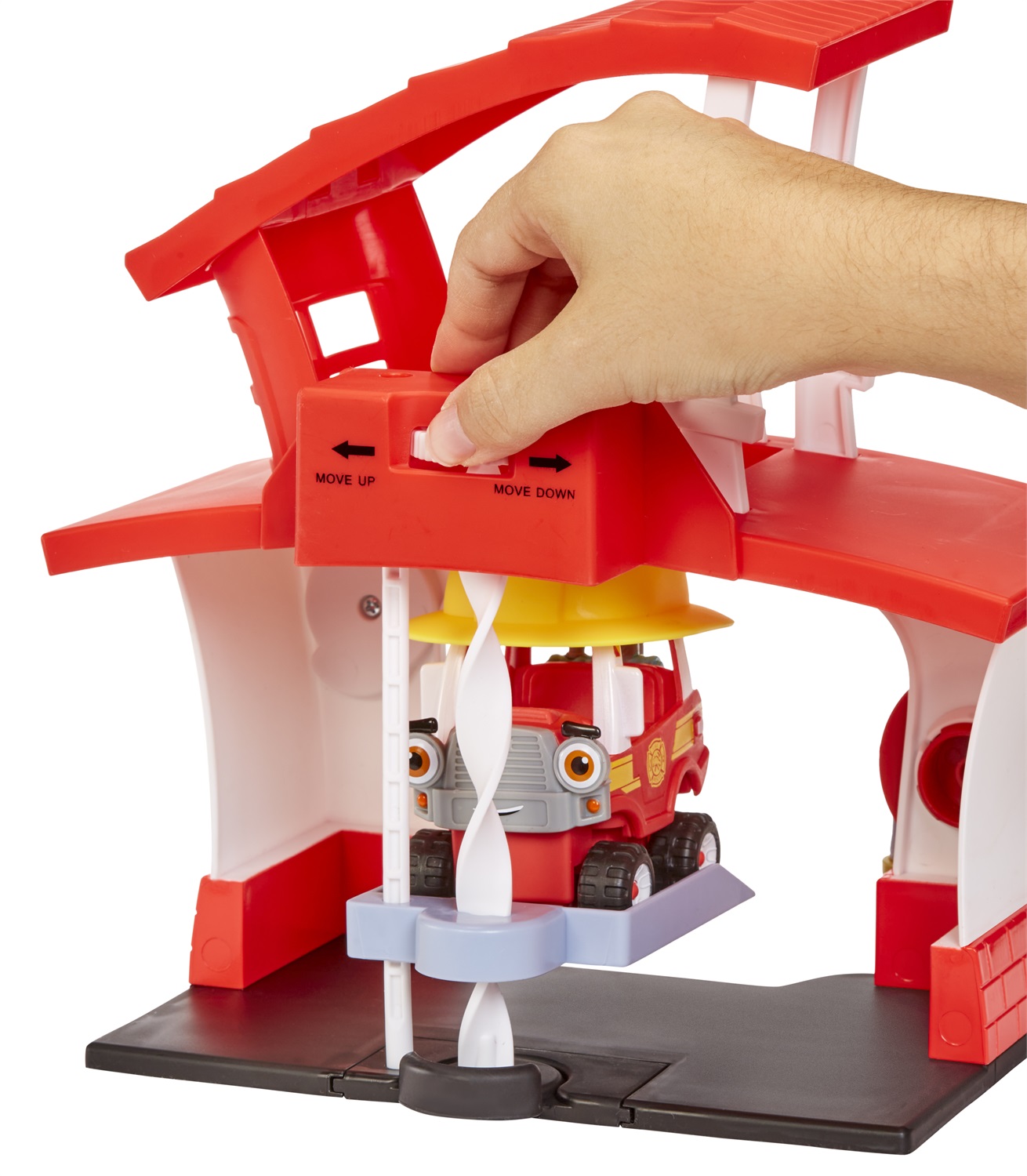 Little Tikes Let's Go Cozy Coupe Stazione dei Pompieri - Playset con Camion dei Pompieri, Cappello di Salvataggio, Barbecue e Idrante Antincendio per Bambini dai 3 Anni