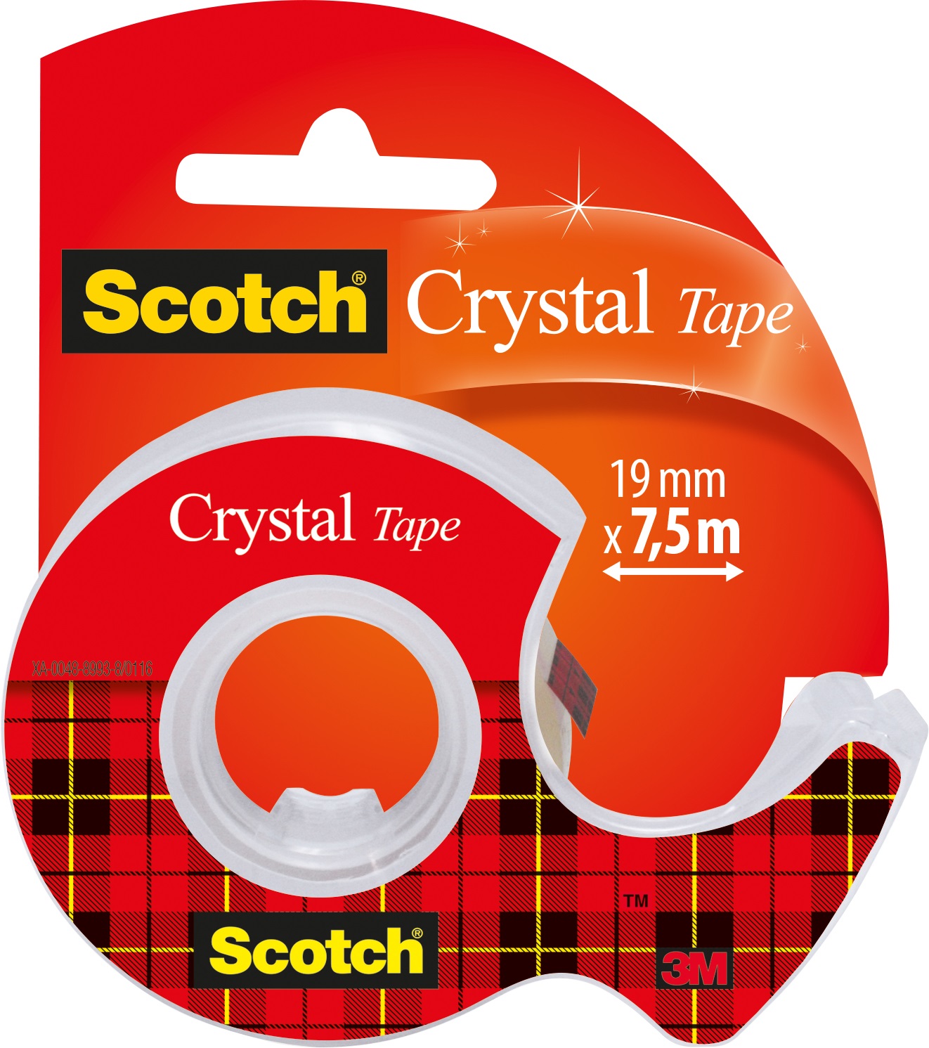 Scotch Nastro Adesivo Trasparente Magic™ 810 e Crystal Clear 600 - 19 mm x 7,5 m - Adesivo Permanente, Non Ingiallisce, Resistente all'Umidità