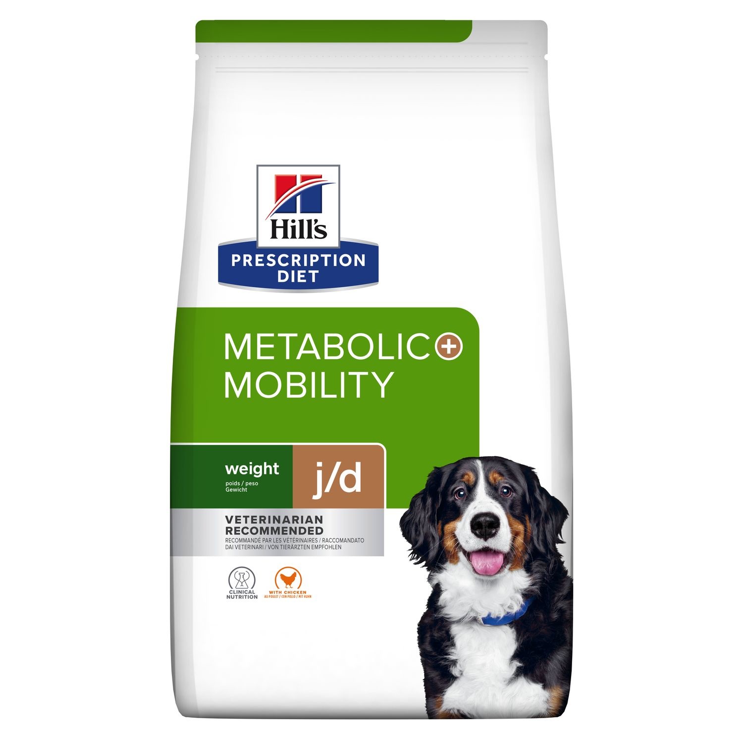 Hill's Prescription Diet Canine Metabolic Mobility Cibo Secco per Cani Adulti 4 kg - Aiuta a Ridurre il Sovrappeso e Migliora la Mobilità