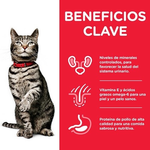 Hill's Science Plan Adult Urinary Health cibo secco per gatti 3 kg con Pollo - Sostiene la salute delle vie urinarie