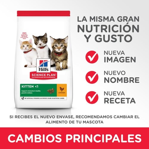 Hill's Science Plan Kitten Cibo Secco per Gattini al Pollo - 1,5 kg - Sviluppo Sano e Nutrienti Essenziali