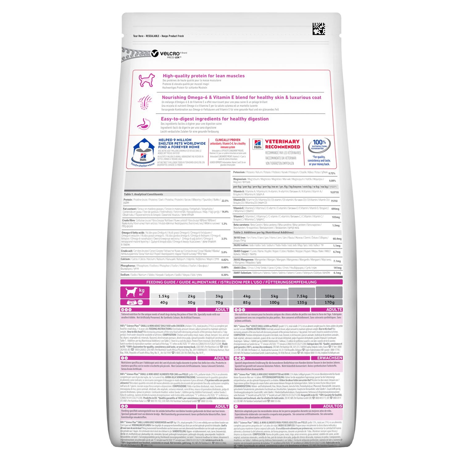 Hill's Science Plan Adult Small & Mini Cibo Secco per Cani al Pollo - 6 kg, Nutrizione Completa per Cani di Piccola Taglia da 1 a 6 Anni