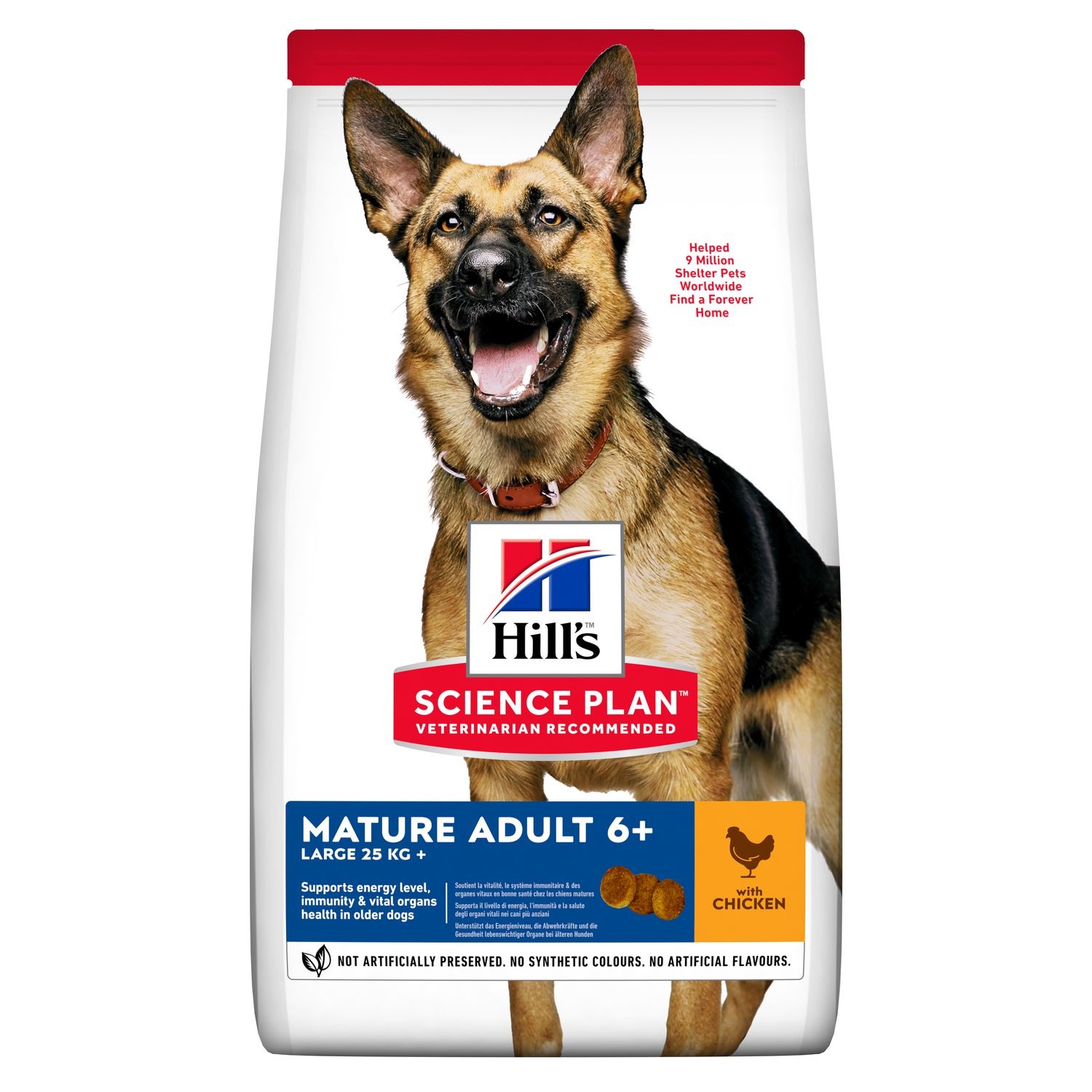 Hill's Science Plan Mature Adult 6 Large Cibo Secco per Cani con Pollo - 14 kg