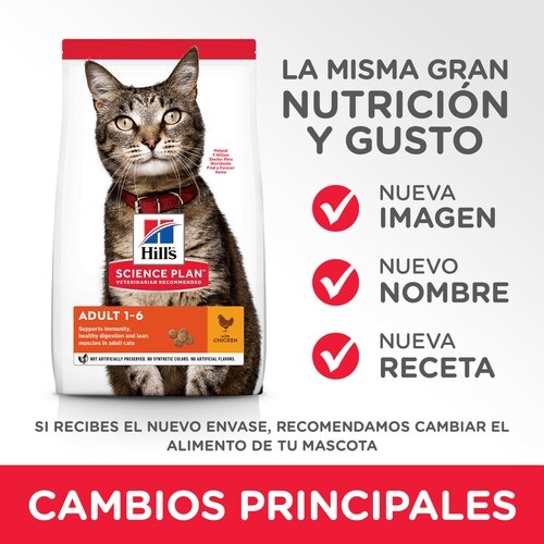 Hill's Science Plan Adult Pollo - Cibo Secco per Gatti Adulti 1,5 kg - Nutrizione Completa con Proteine di Alta Qualità