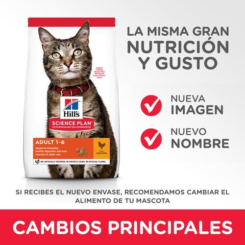 Hill's Science Plan Adult Pollo - Cibo Secco per Gatti Adulti 1,5 kg - Nutrizione Completa con Proteine di Alta Qualità