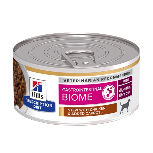 Hill's Prescription Diet Gastrointestinal Biome - Alimento Umido per Cani con Pollo e Verdure, 354 gr