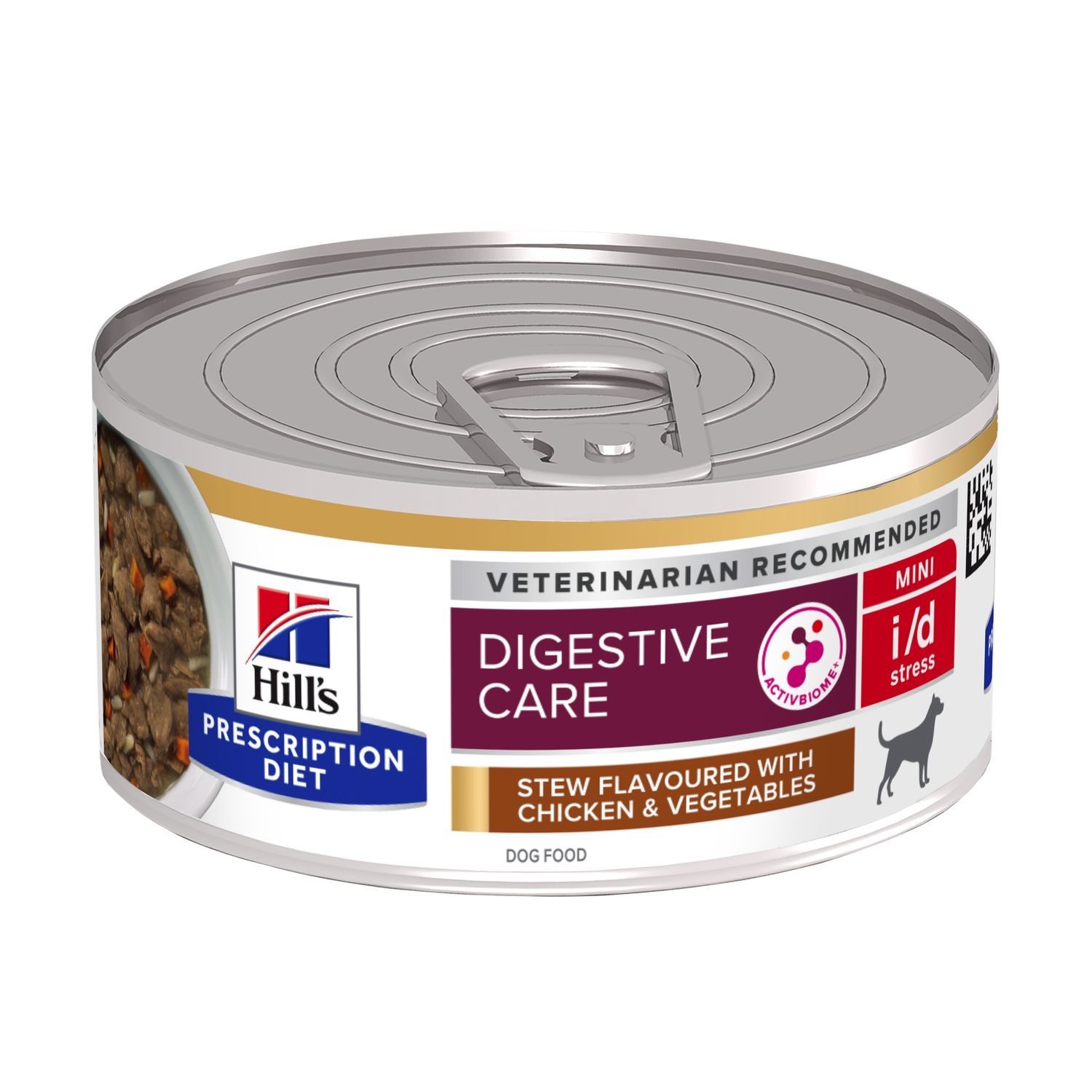 Hill's Prescription Diet i/d Stress Mini Cibo Umido per Cani con Pollo e Verdure - 156 g