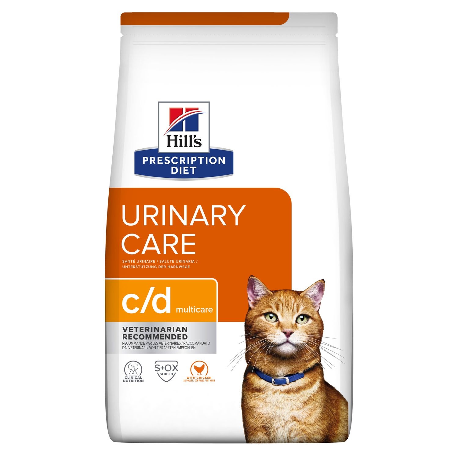 Hill's Prescription Diet c/d Multicare Urinary Care Secco per Gatti con Pollo - 8 kg