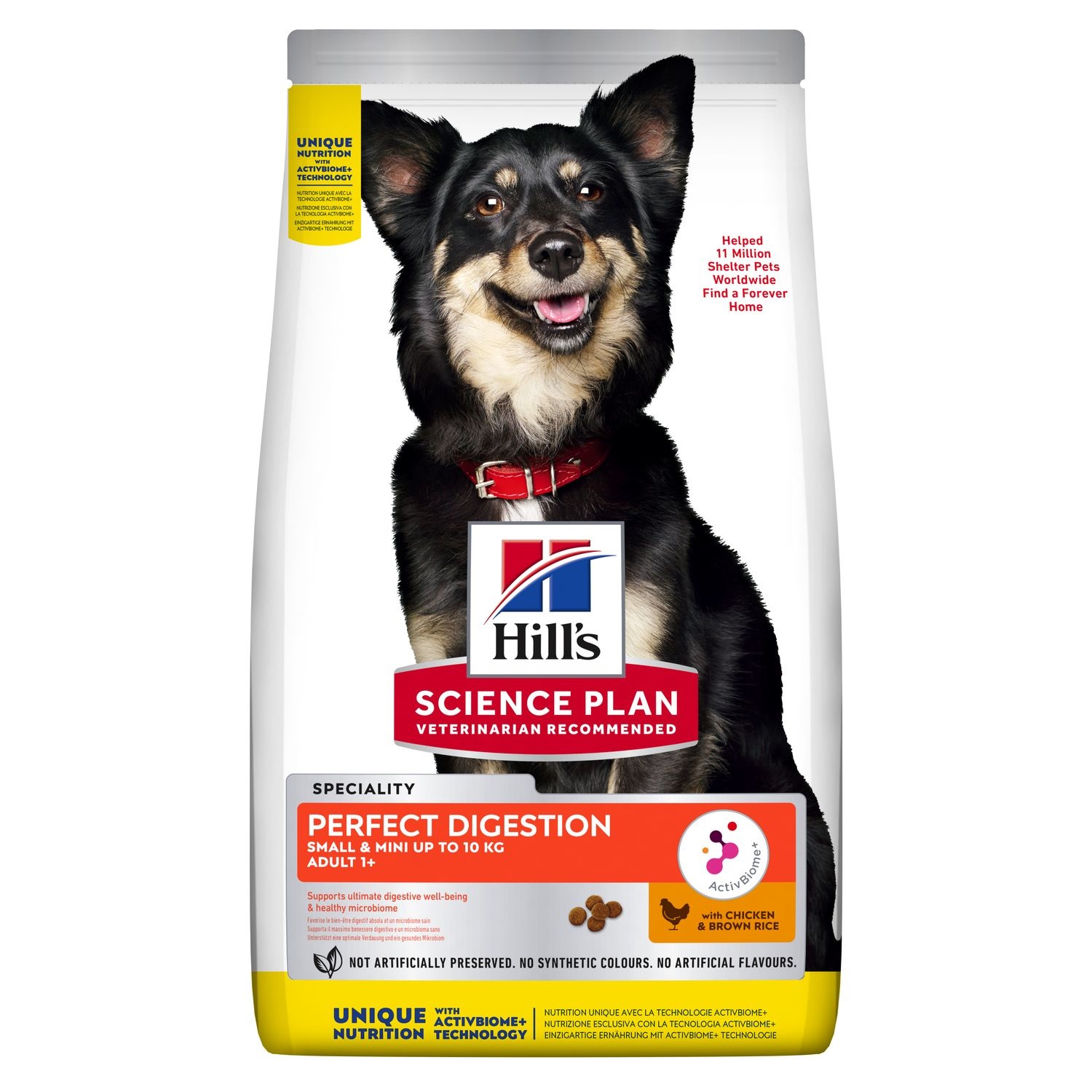 Hill's Science Plan Perfect Digestion Cibo Secco per Cani Adulto Small & Mini con Pollo e Riso Integrale - 1,5 kg