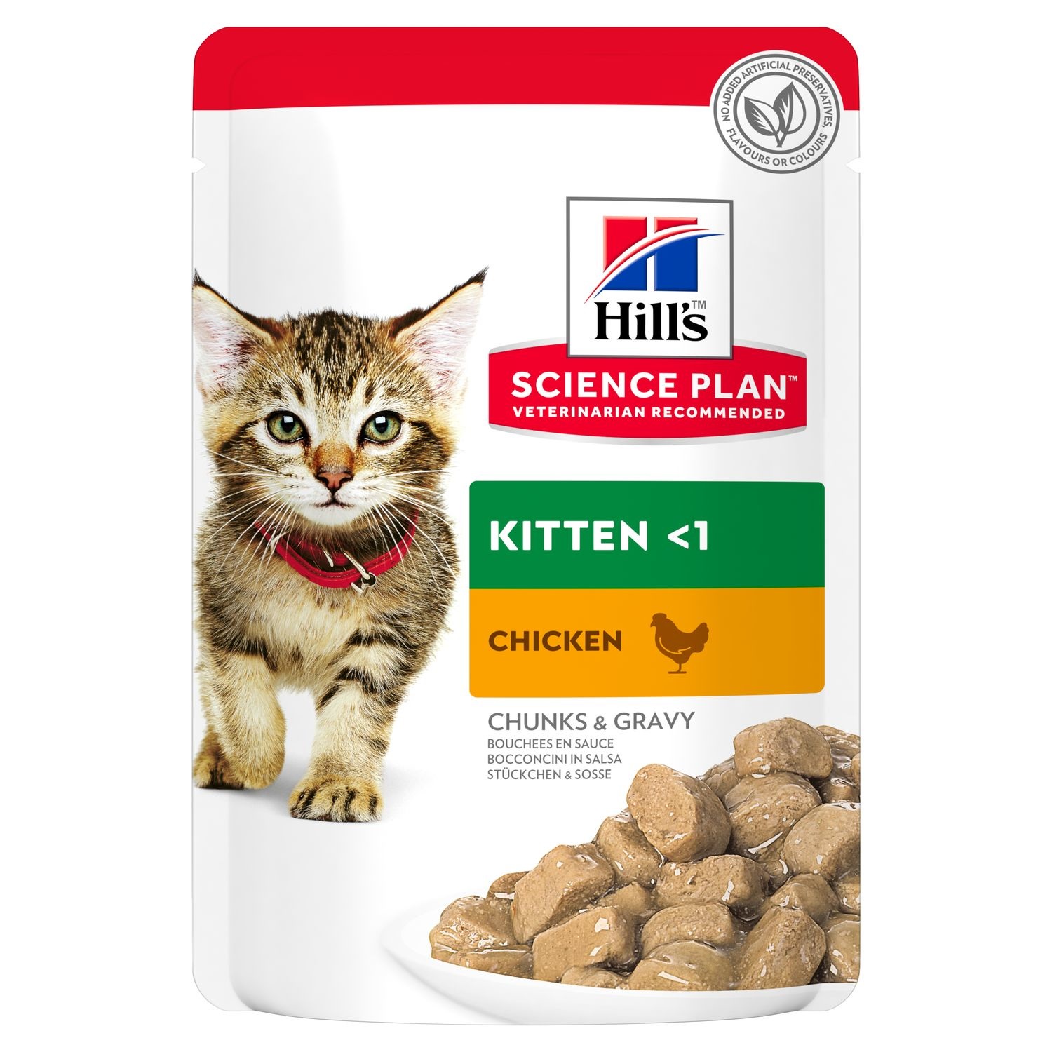 Hill's Science Plan Kitten Cibo Umido per Gattini al Pollo - Bustina 85 g