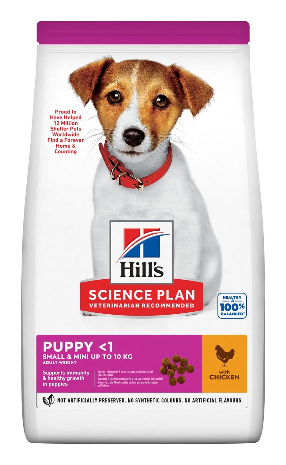Hill's Science Plan Puppy Small & Miniature Cibo Secco per Cani Cucciolo con Pollo - 3 kg